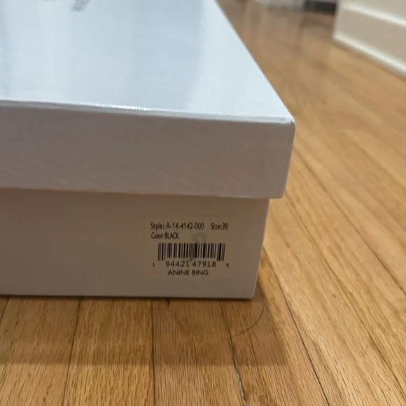 Anine Bing Black TALL TANIA BOOTS size 38 - Picture 6 of 6